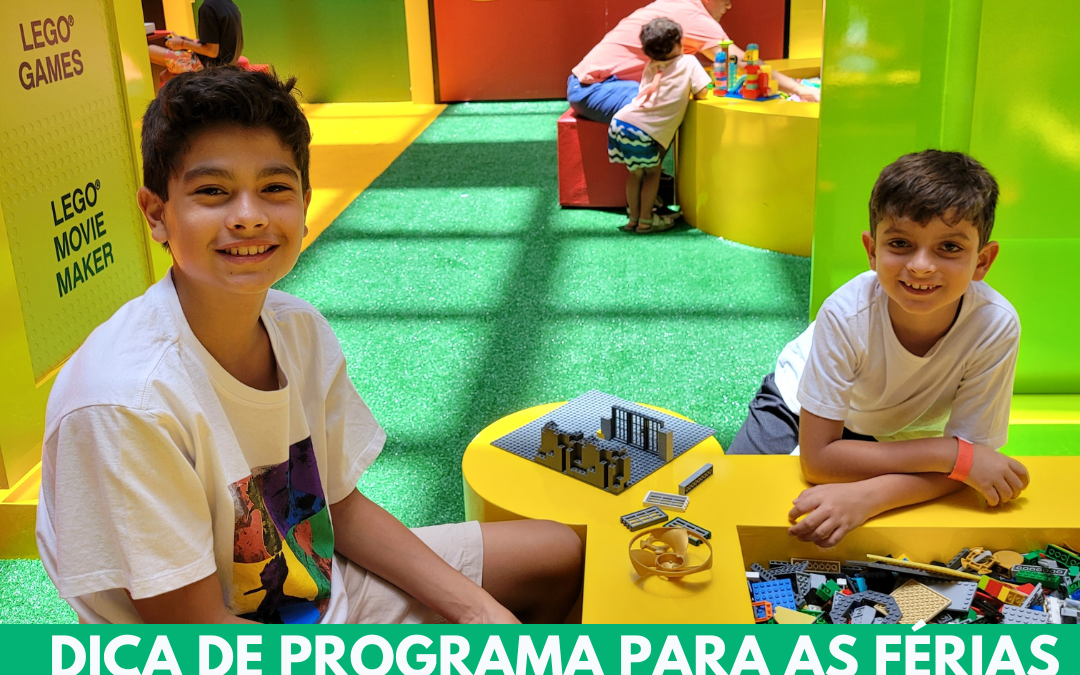 Dica de programa para as férias no Rio de Janeiro: Lego Experience