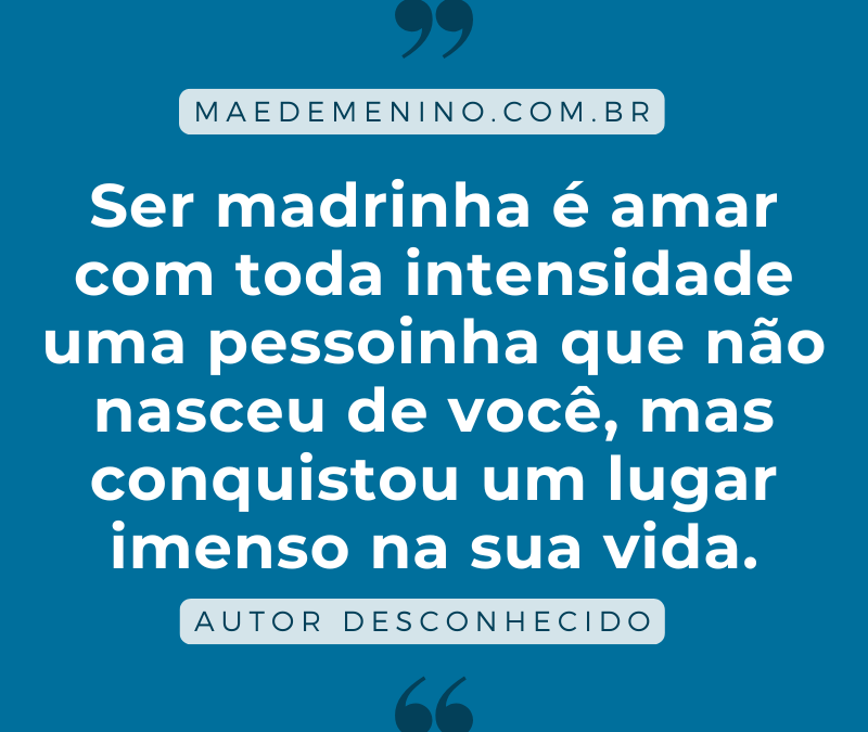 🤍 25/11 – Dia da Madrinha 🤍