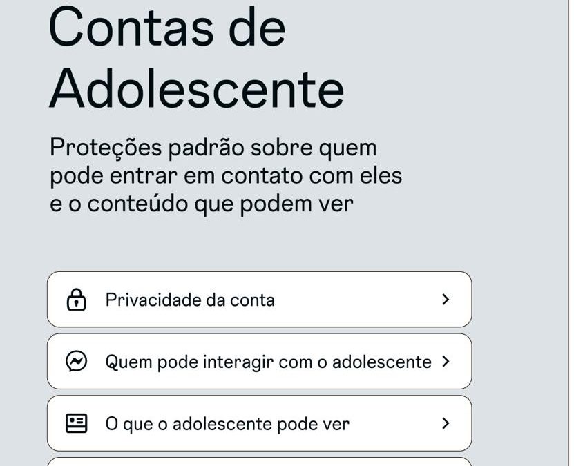 Conta de adolescente no Instagram